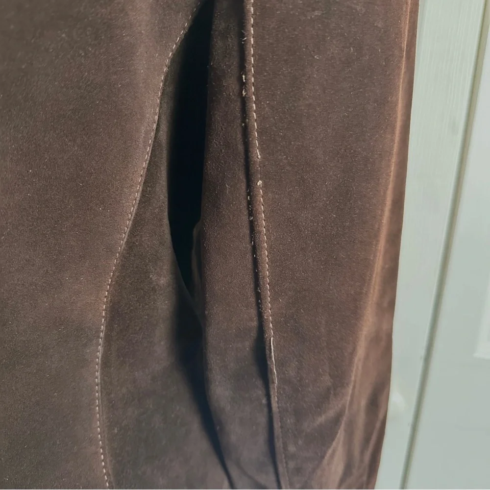 Vintage 60s Lady Californian Brown Suede Western Jacket - Picture 7 of 14